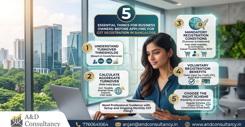 5 Things Every Business Owner Should Know Before Applying for GST Registration in Bangalore
