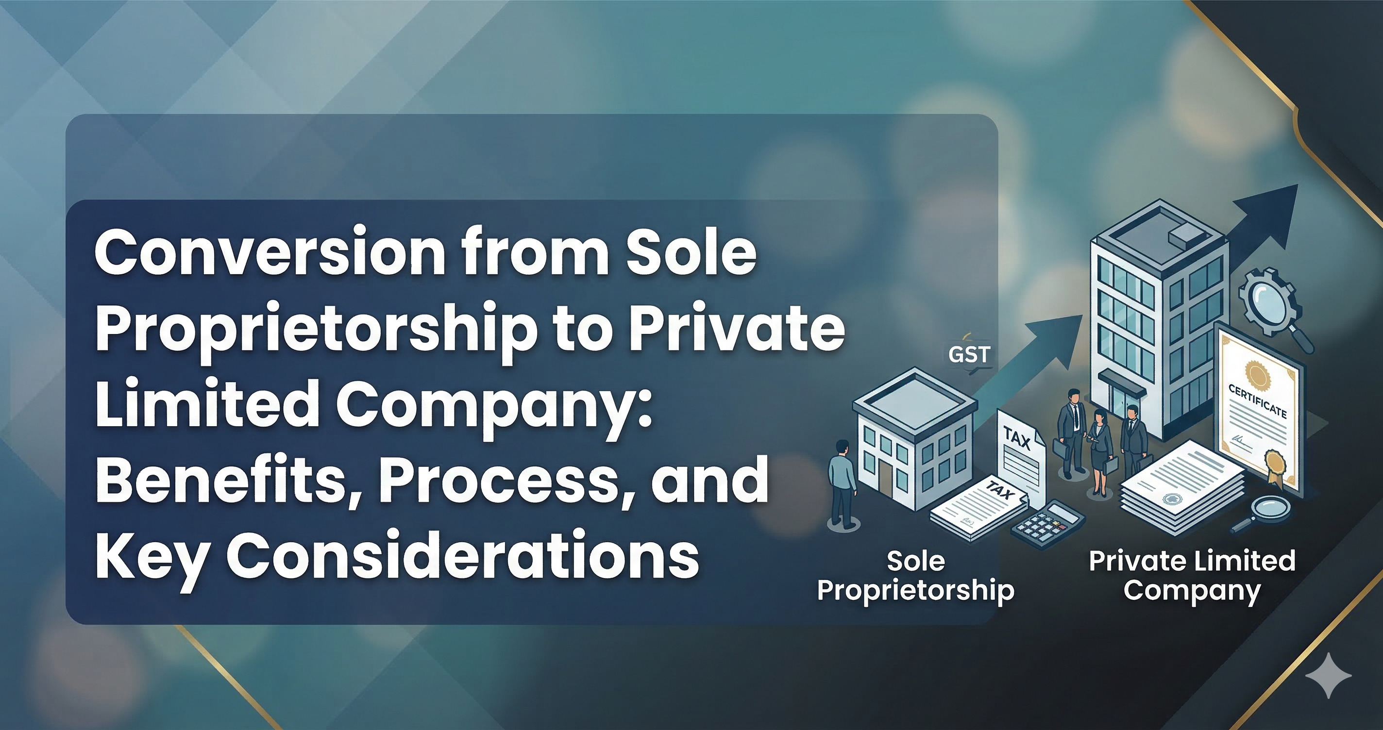 Conversion from Sole Proprietorship to Private Limited Company: Benefits, Process, and Key Considerations