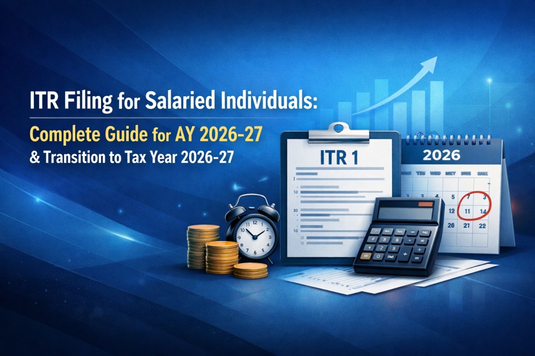 ITR Filing for Salaried Individuals: Complete Guide for AY 2026-27 & Transition to Tax Year 2026-27