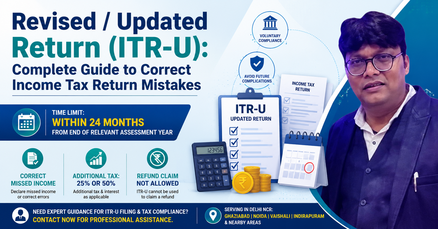 Revised / Updated Return (ITR-U): Complete Guide to Correct Income Tax Return Mistakes