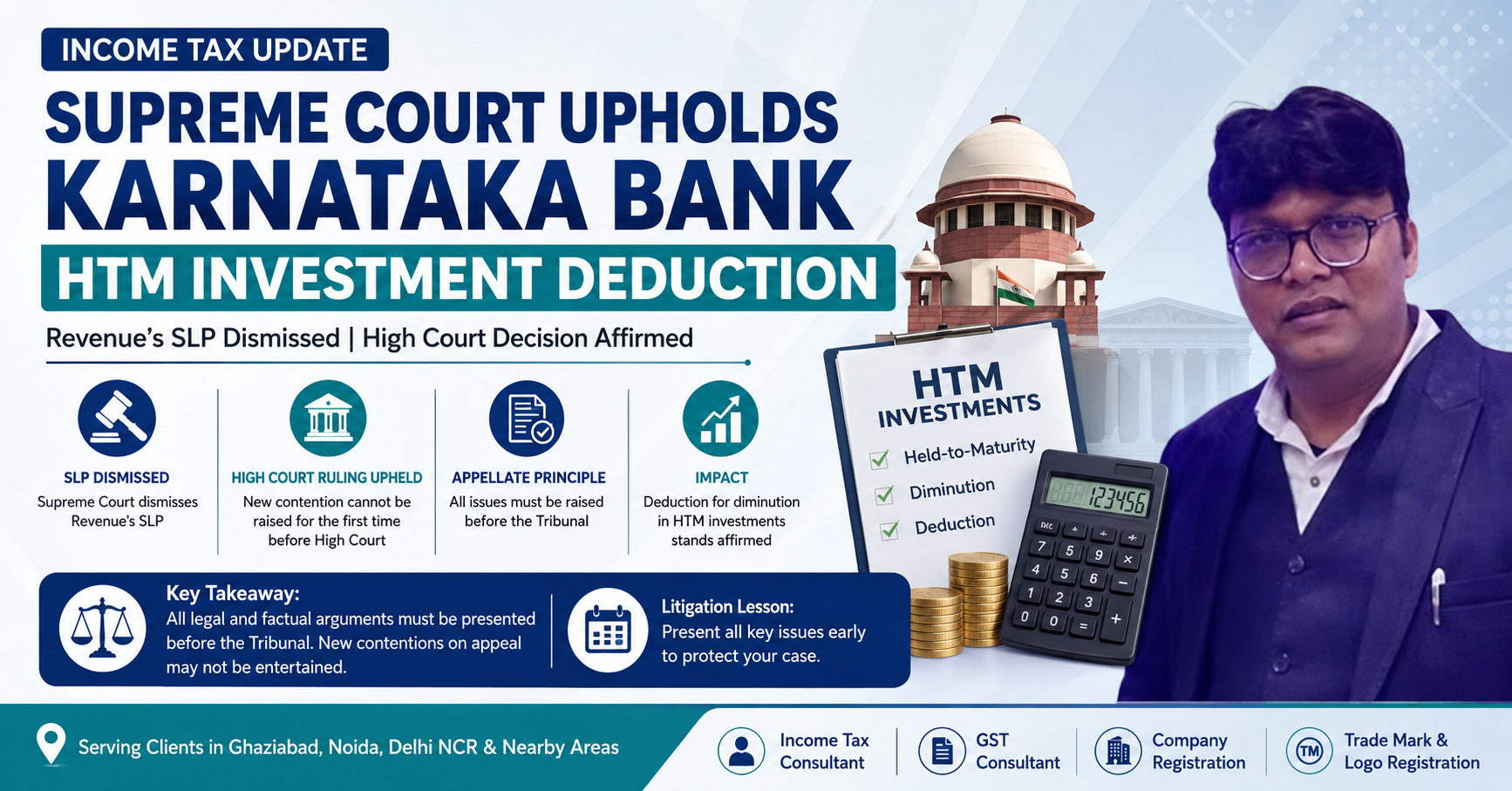 Supreme Court Upholds Karnataka Bank HTM Investment Deduction: What Taxpayers Should Know