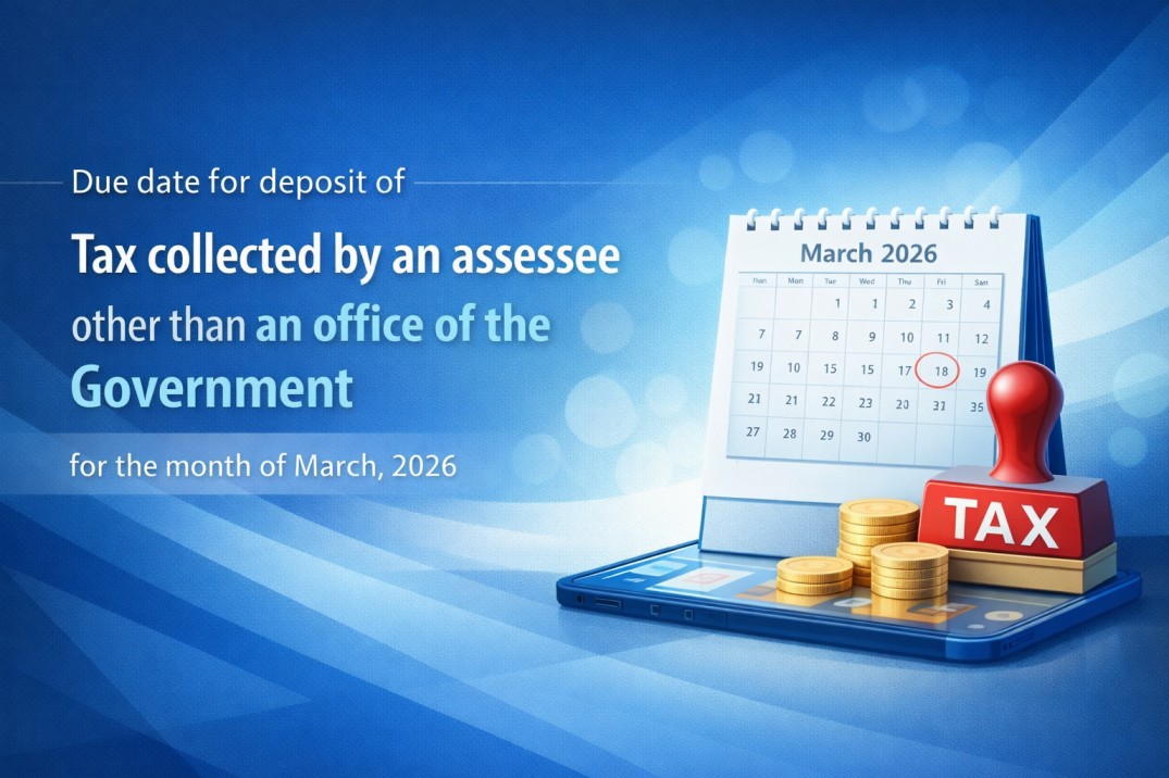 TCS Deposit for March 2026 (Non-Government Assessees) – Due on 07 April 2026