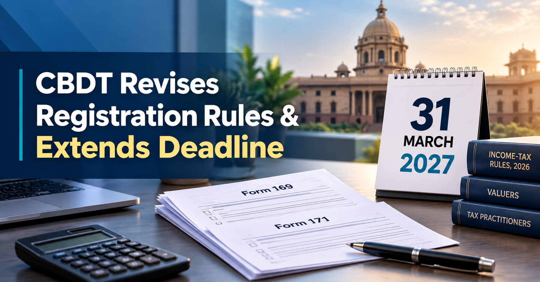 CBDT Revises Registration Rules & Extends Deadline
