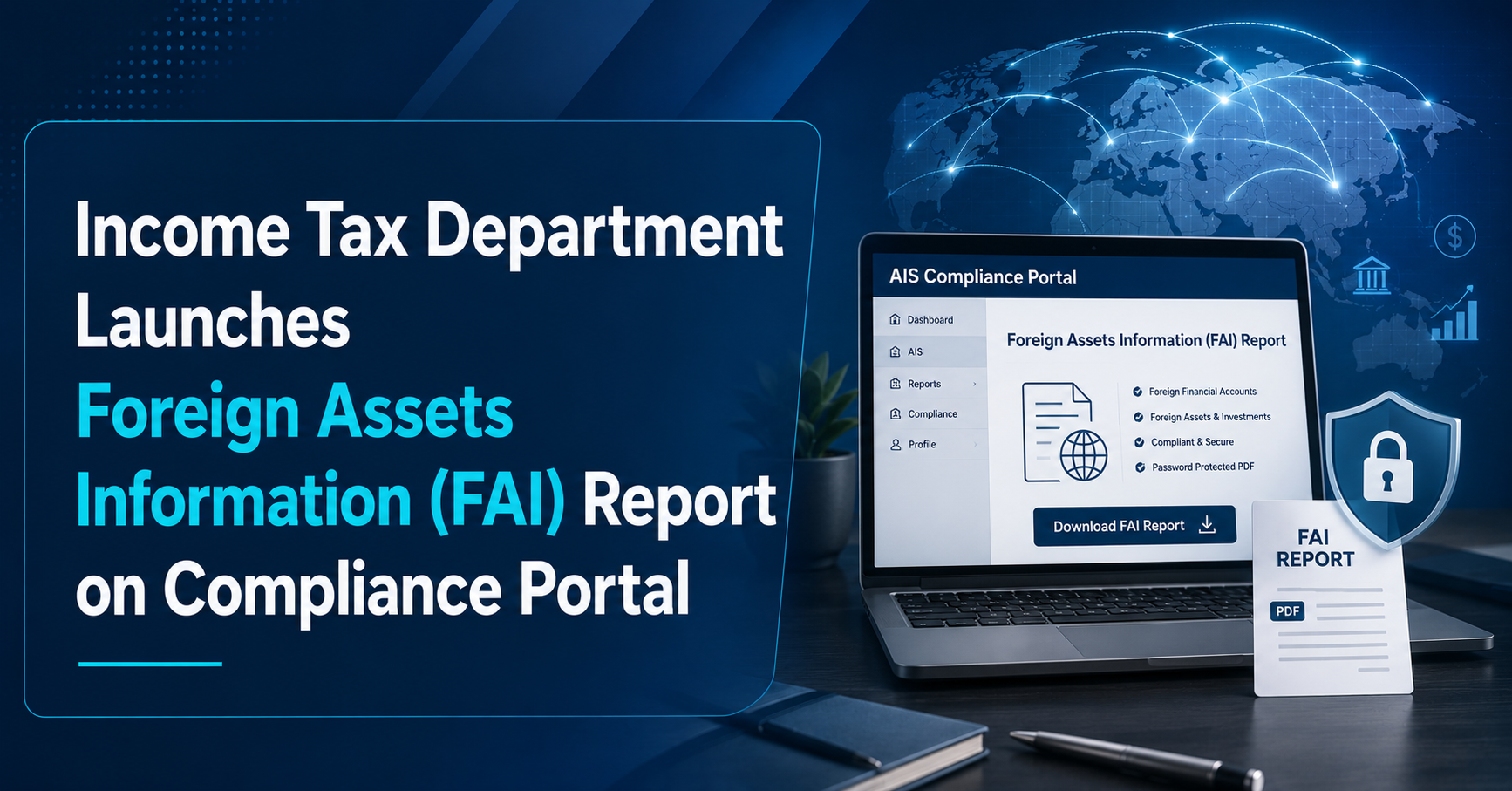 Income Tax Department Launches Foreign Assets Information (FAI) Report on Compliance Portal