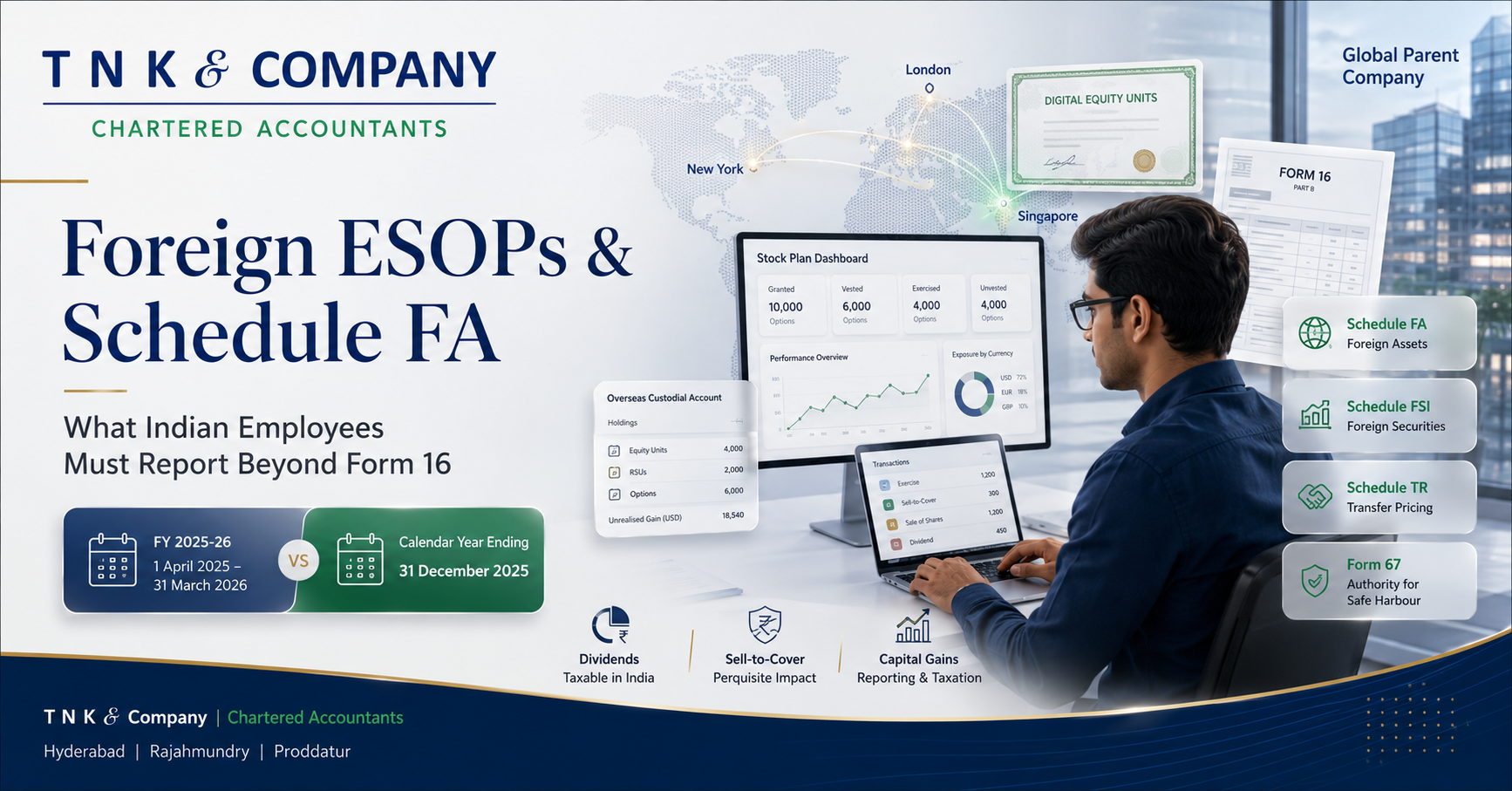 Foreign ESOPs and Schedule FA Disclosure: A Guide for Indian Employees
