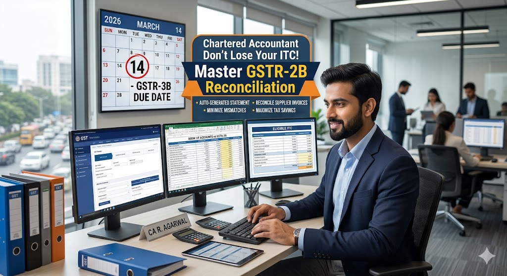 Don't Lose Your ITC! Master the GSTR-2B Reconciliation by 2026 March 14