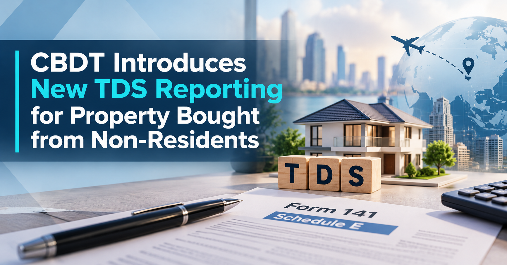CBDT Introduces New TDS Reporting for Property Bought from Non-Residents