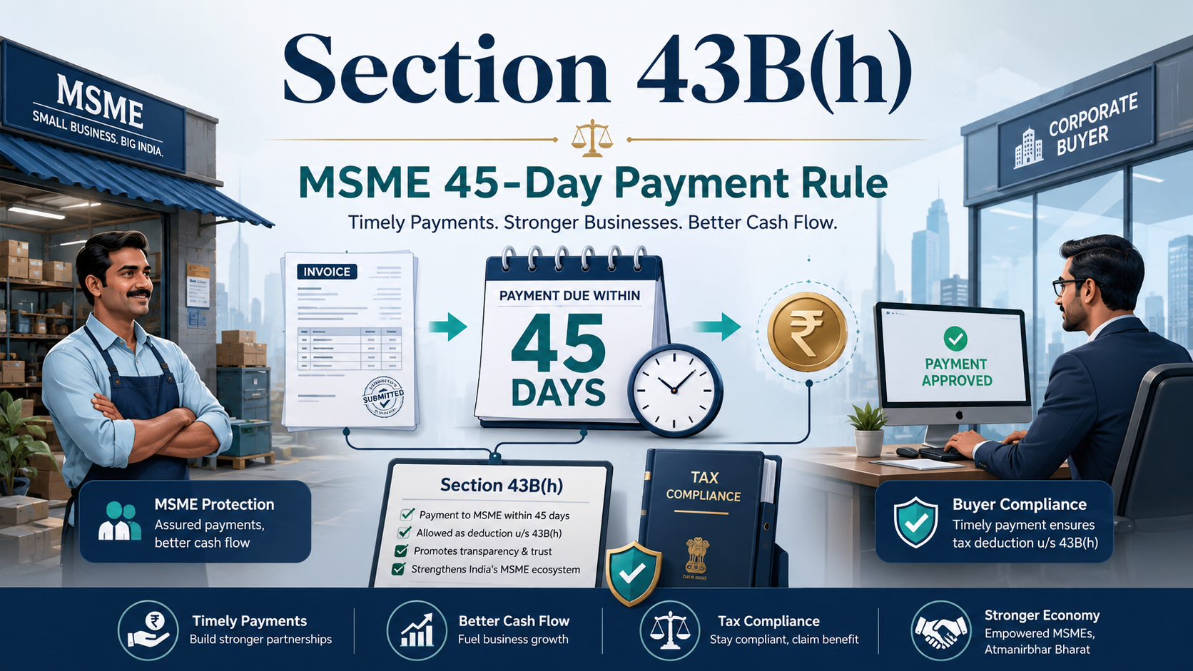MSME 45-Day Payment Rule: Why Delayed Vendor Payments Are Now a Tax Problem