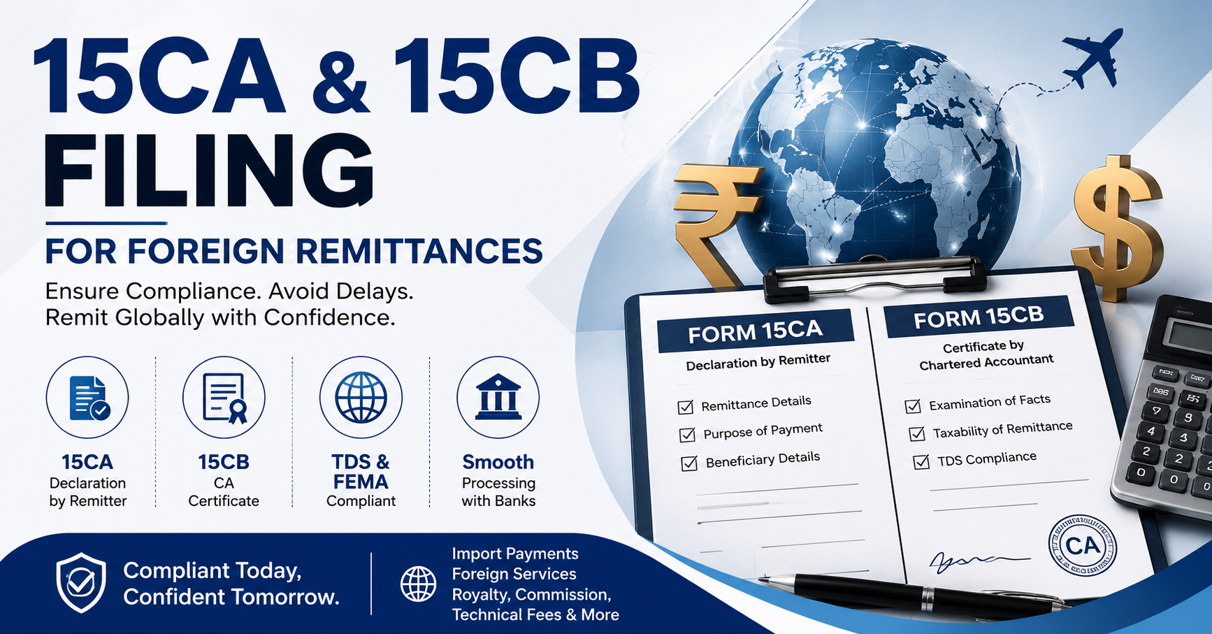 15CA & 15CB Filing – Complete Guide for Foreign Remittances in India