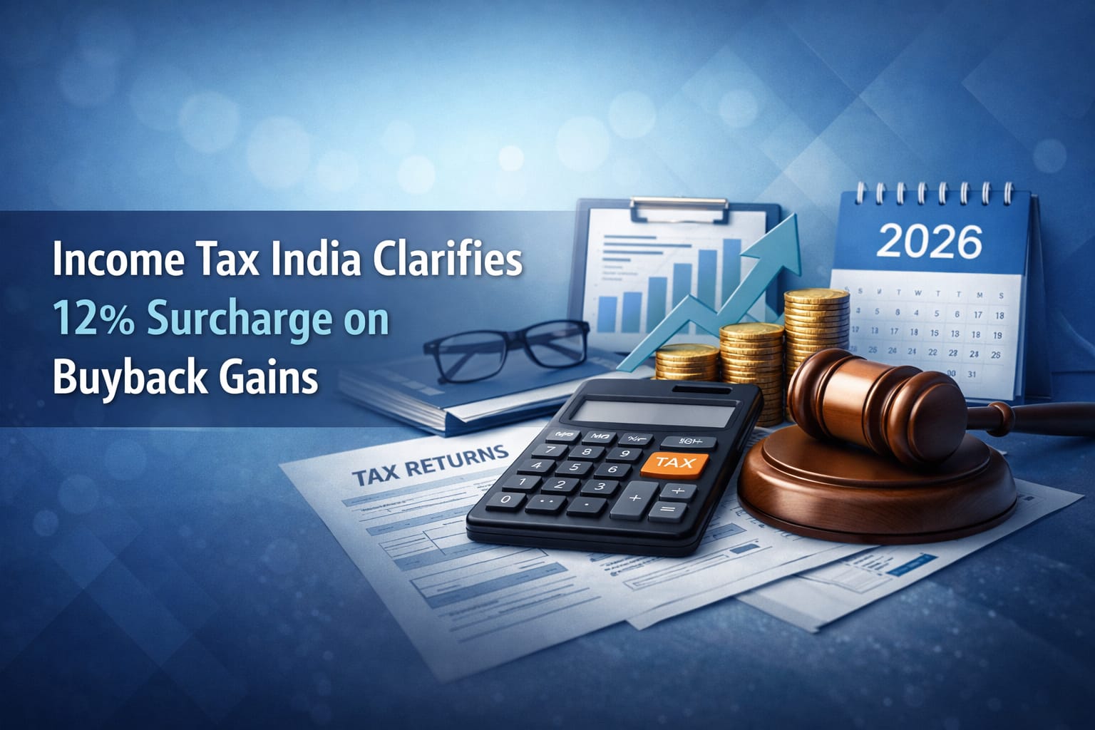 Income Tax India Clarifies 12% Surcharge on Buyback Gains