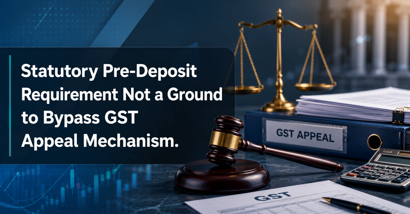 Key Takeaways: Statutory Pre-Deposit Requirement Not a Ground to Bypass GST Appeal Mechanism.