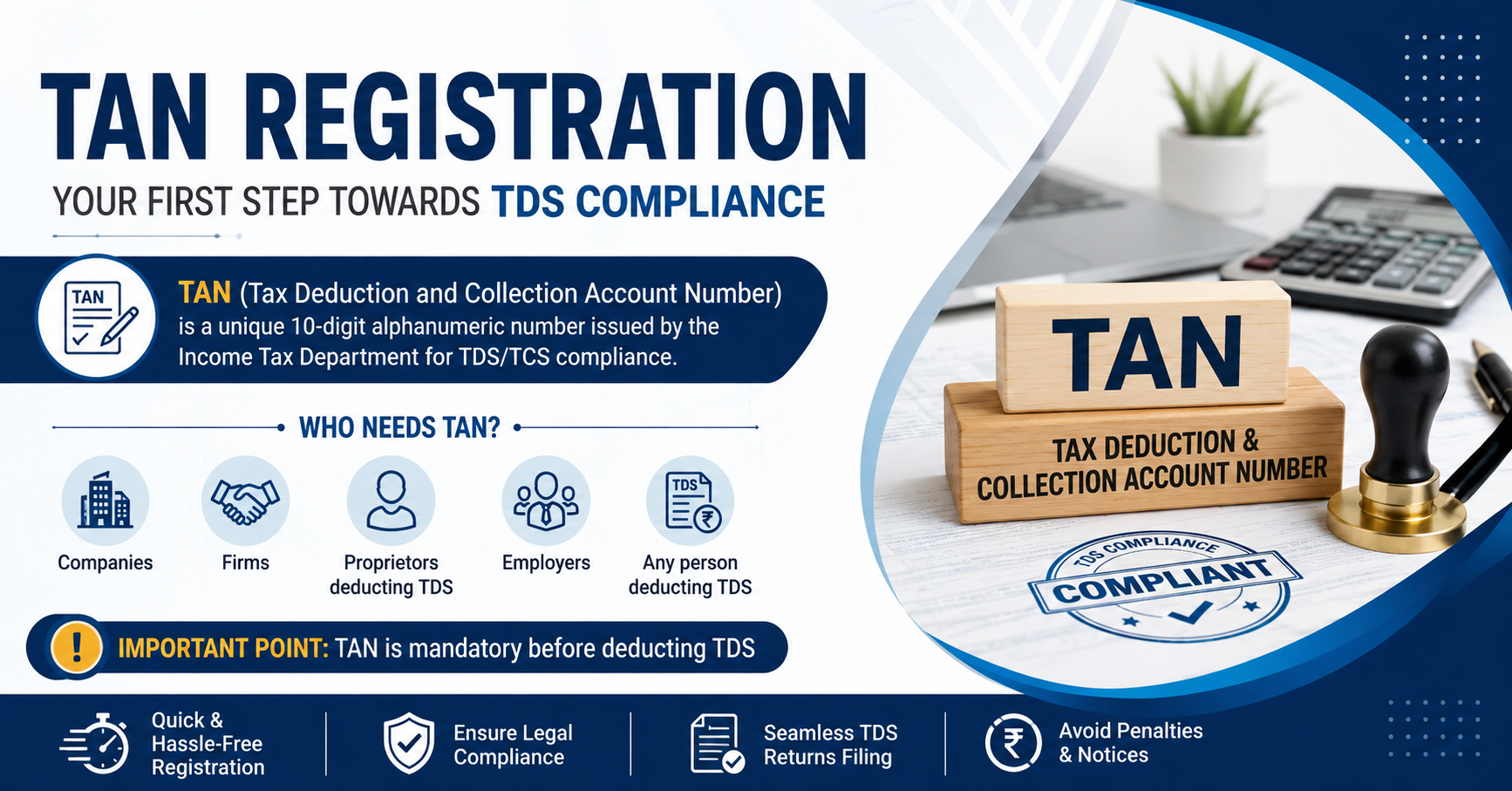 TAN Registration: Complete Guide to Tax Deduction Account Number (TAN)