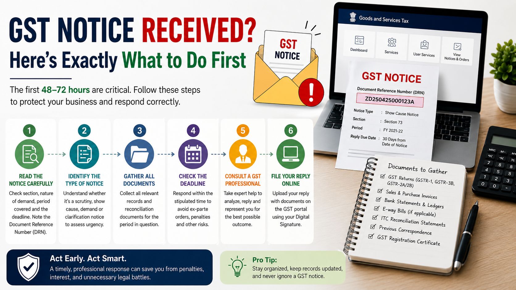  GST Notice Received? Here's Exactly What to Do First