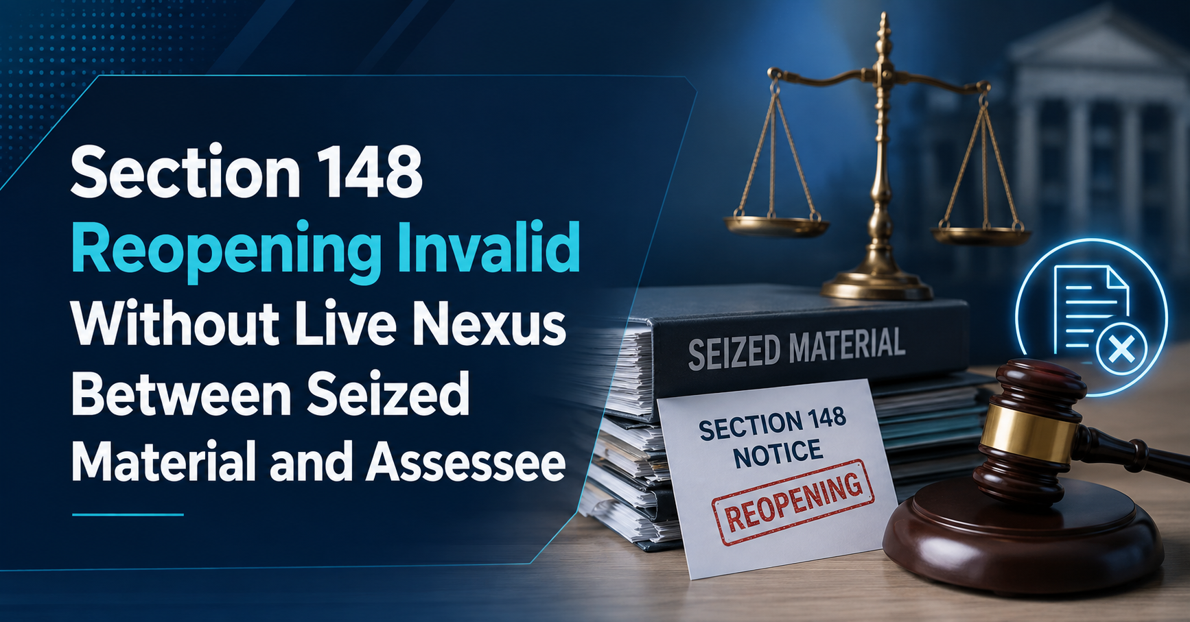 Key Takeaways: Section 148 Reopening Invalid Without Live Nexus Between Seized Material and Assessee