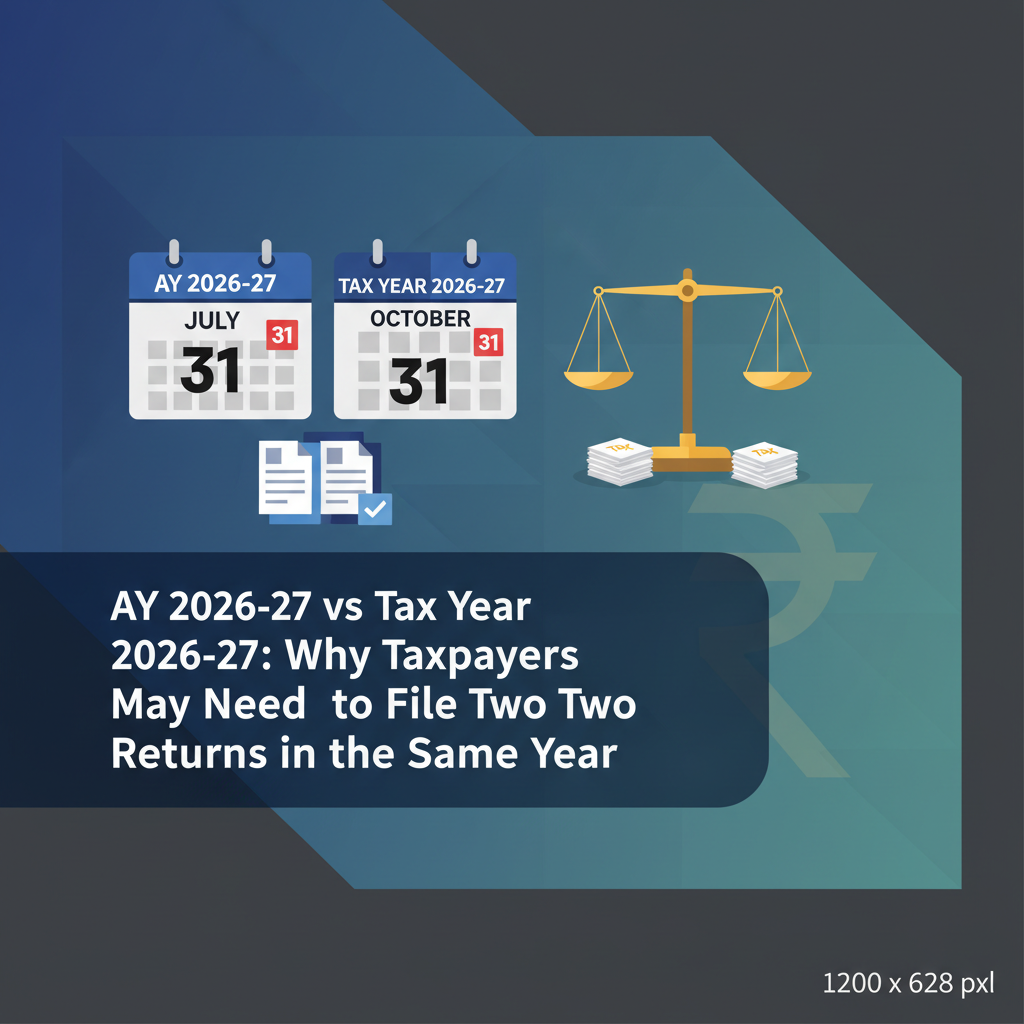 AY 2026-27 vs Tax Year 2026-27: Why Taxpayers May Need to File Two Returns in the Same Year