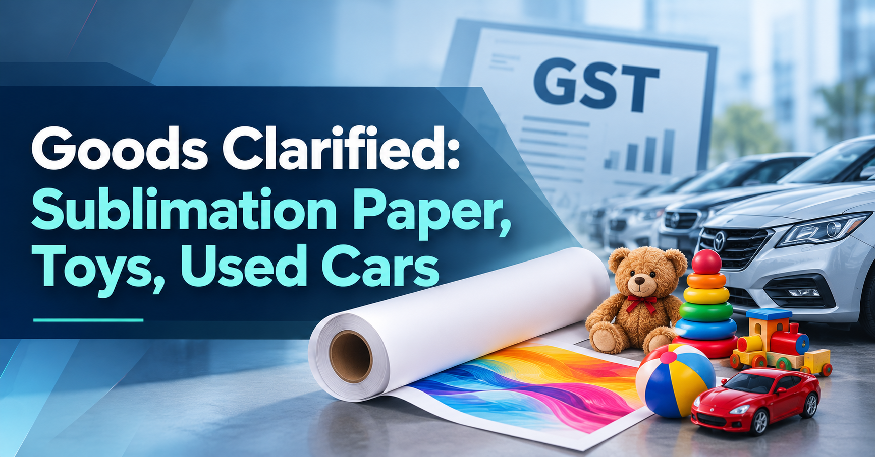 Goods Clarified: Sublimation Paper, Toys, Used Cars