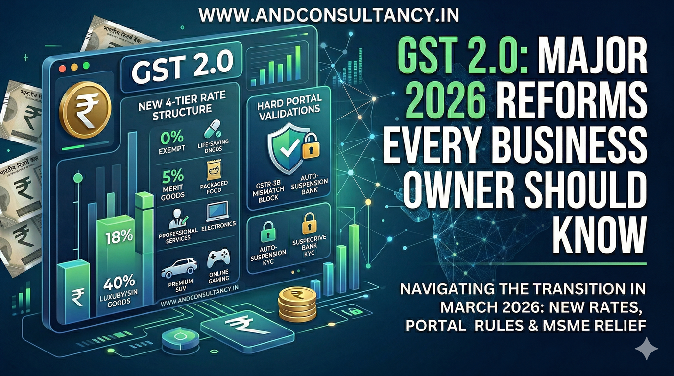 GST 2.0: Navigating the 2026 Reforms for Indian Businesses