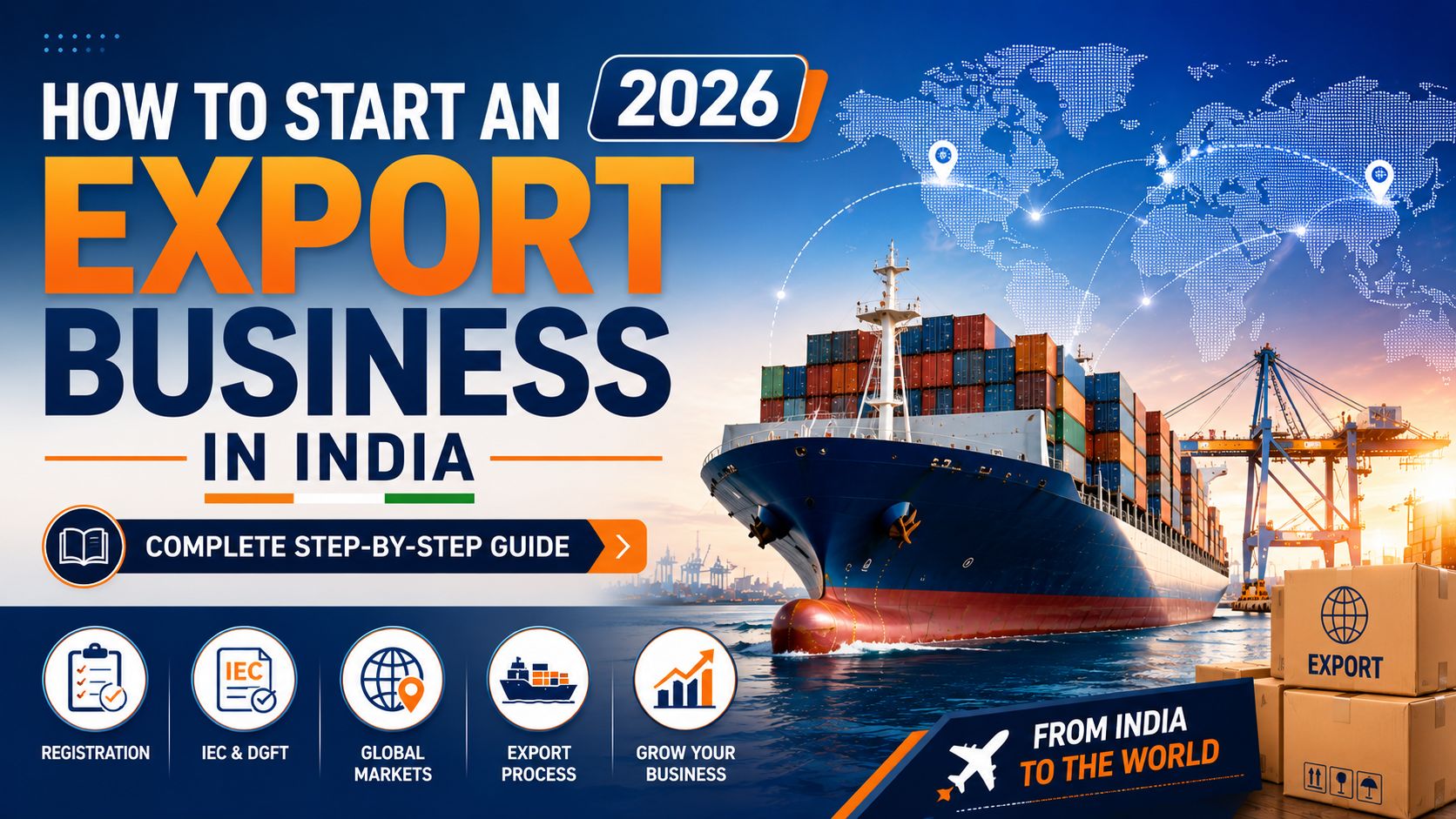 How to Start an Export Business in India (2026): Complete Step-by-Step Guide