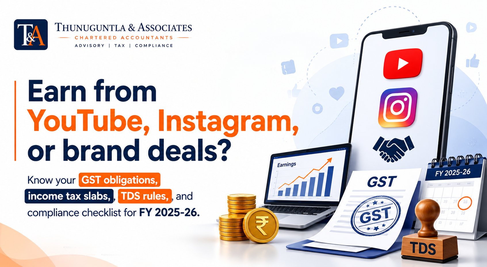 If You Earn from Instagram or YouTube, the Taxman Already Knows — Here's What You Must Do