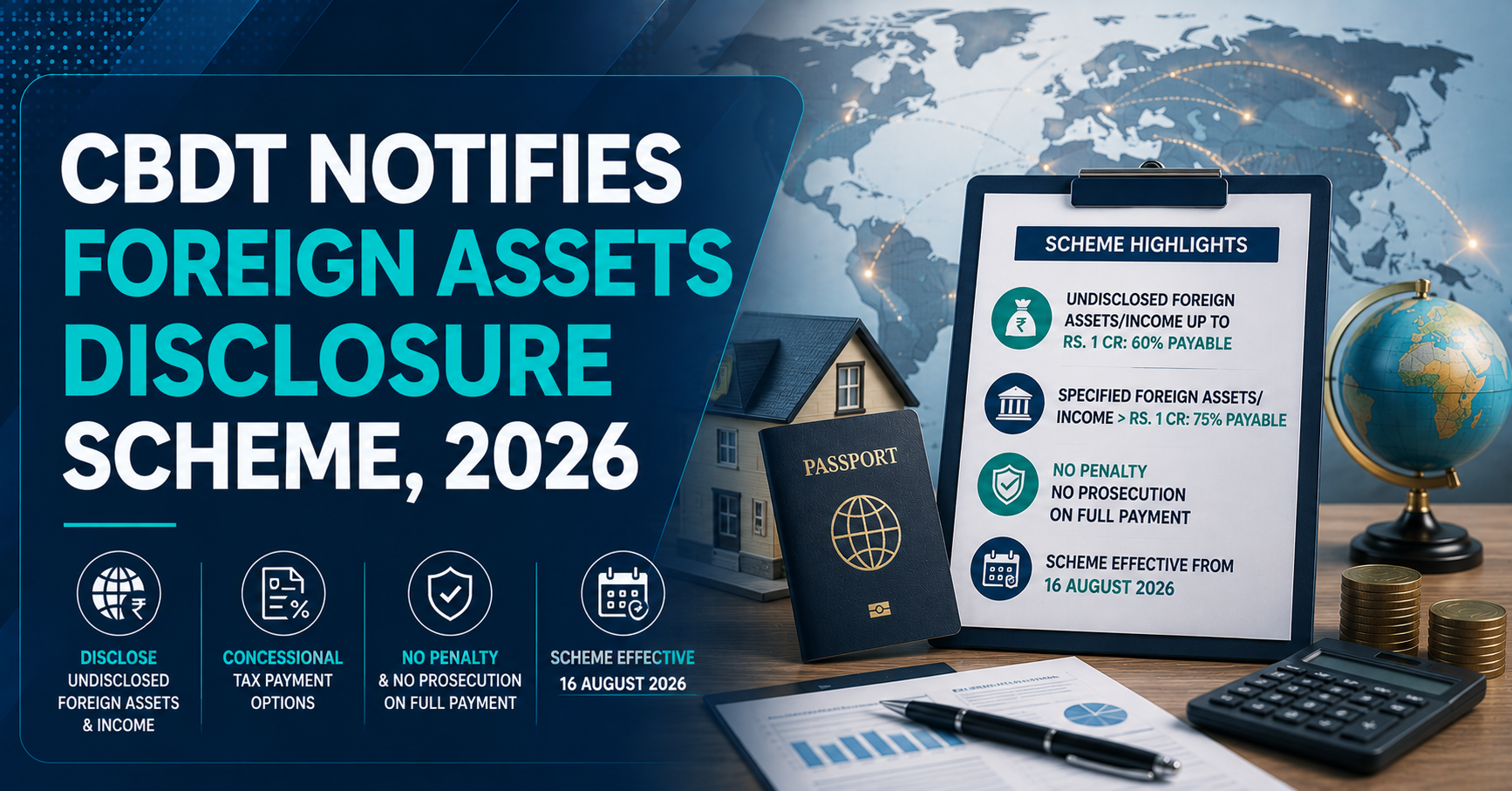 CBDT NOTIFIES FOREIGN ASSETS DISCLOSURE SCHEME, 2026