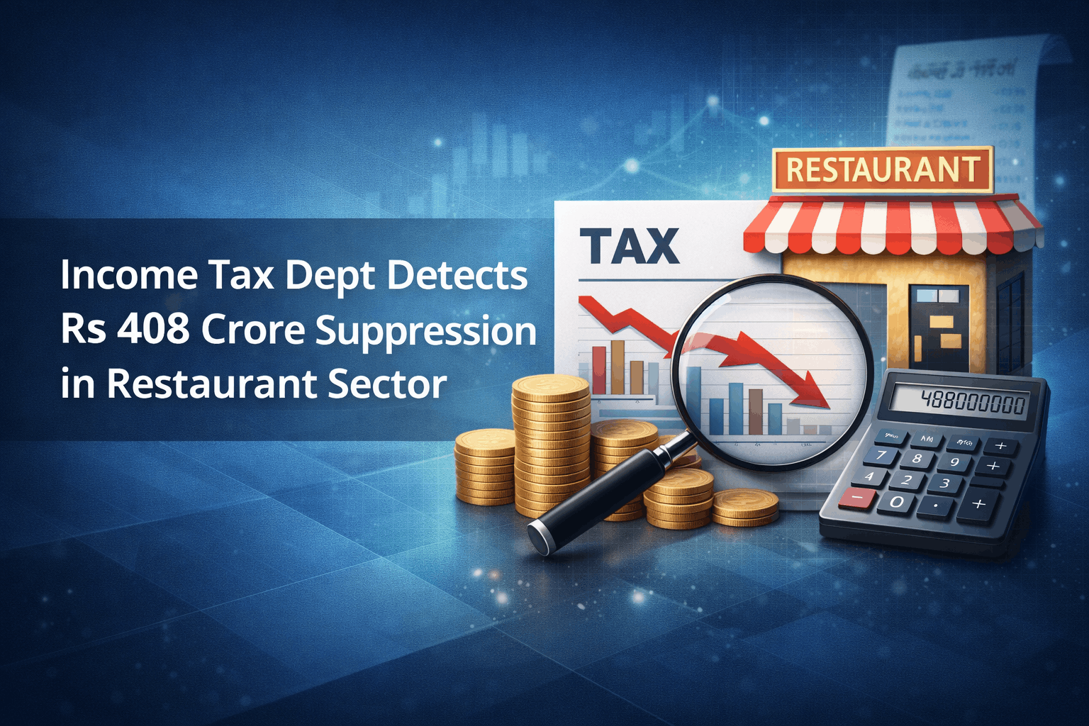 Income Tax Dept Detects Rs 408 Crore Suppression in Restaurant Sector
