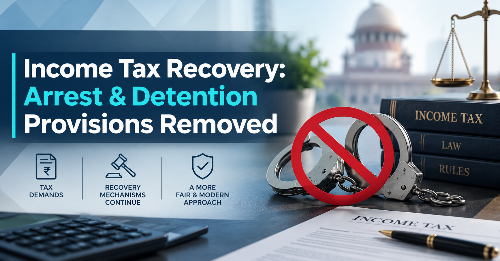 Income Tax Recovery: Arrest & Detention Provisions Removed